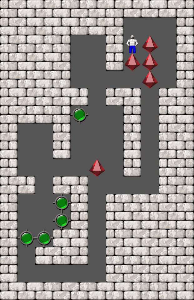 Сокобан More Bugs collections уровень 643